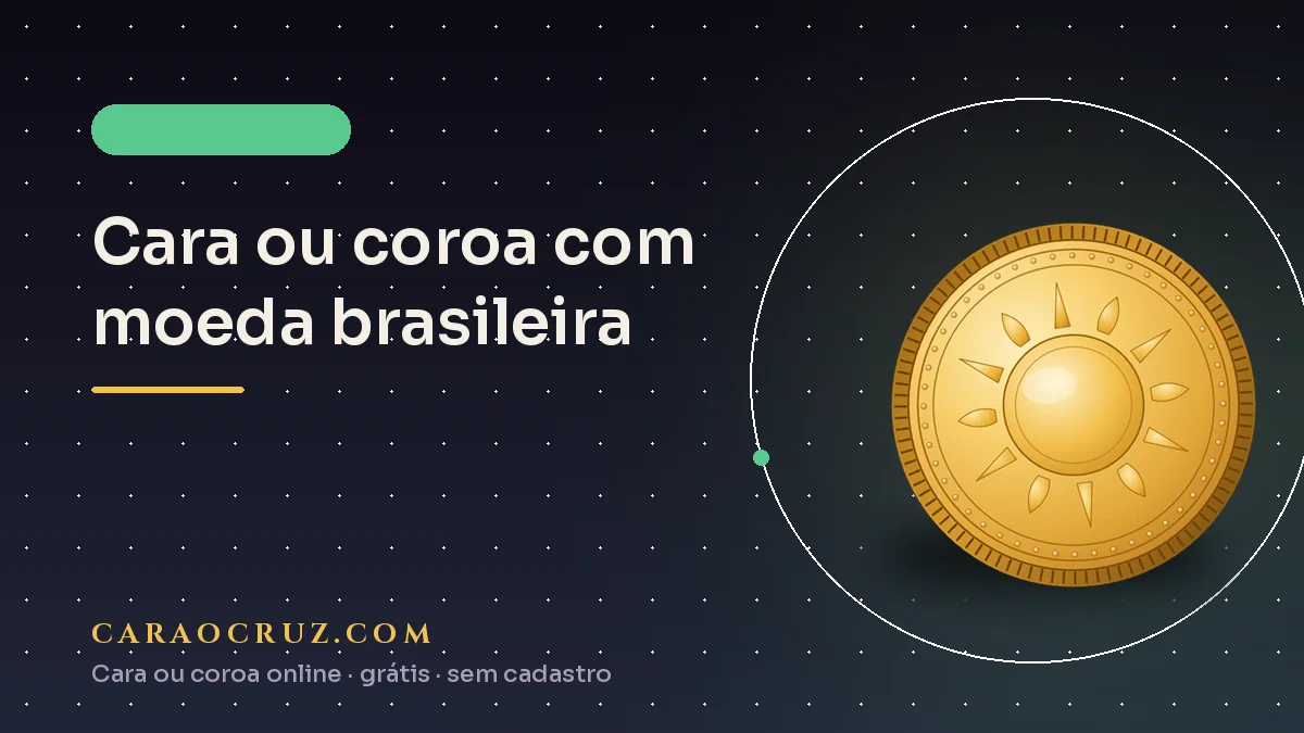 Portada del artículo sobre cara y cruz en la moneda de euro, con la moneda dorada de Cara o Cruz