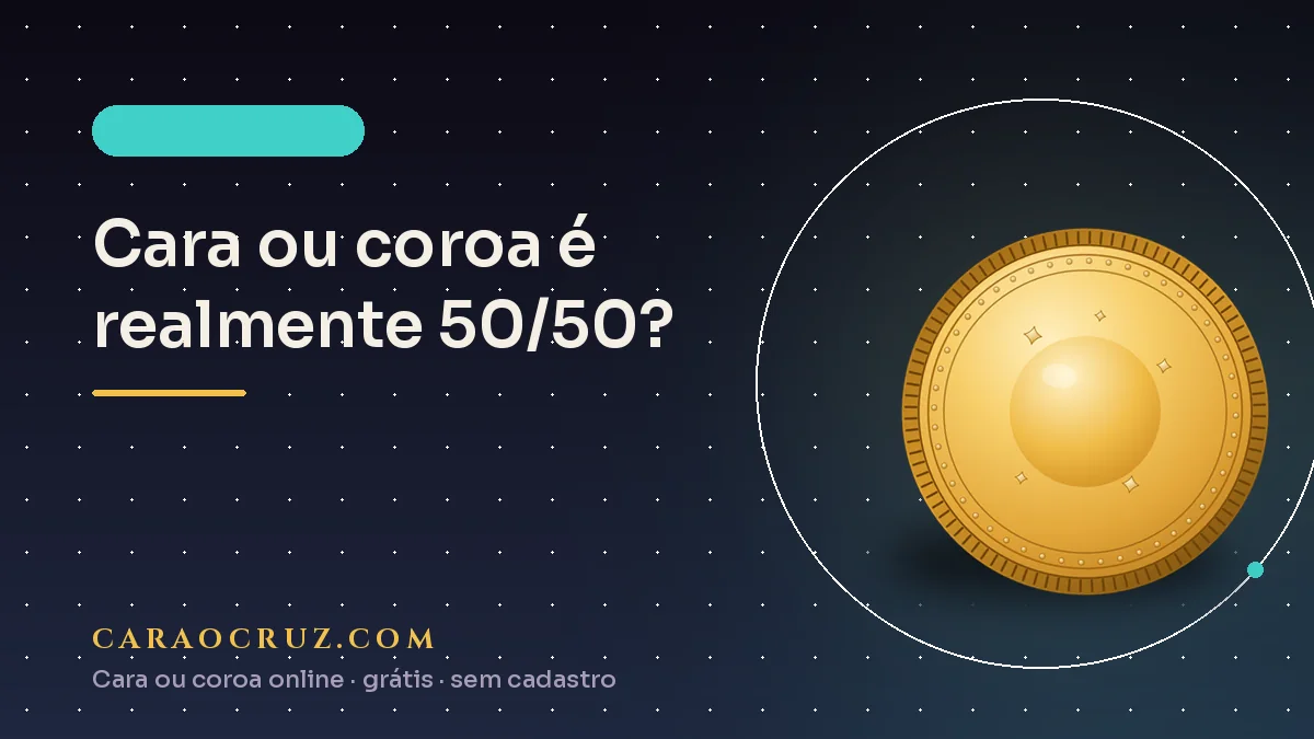 Portada del artículo que responde si el cara o cruz es realmente 50/50