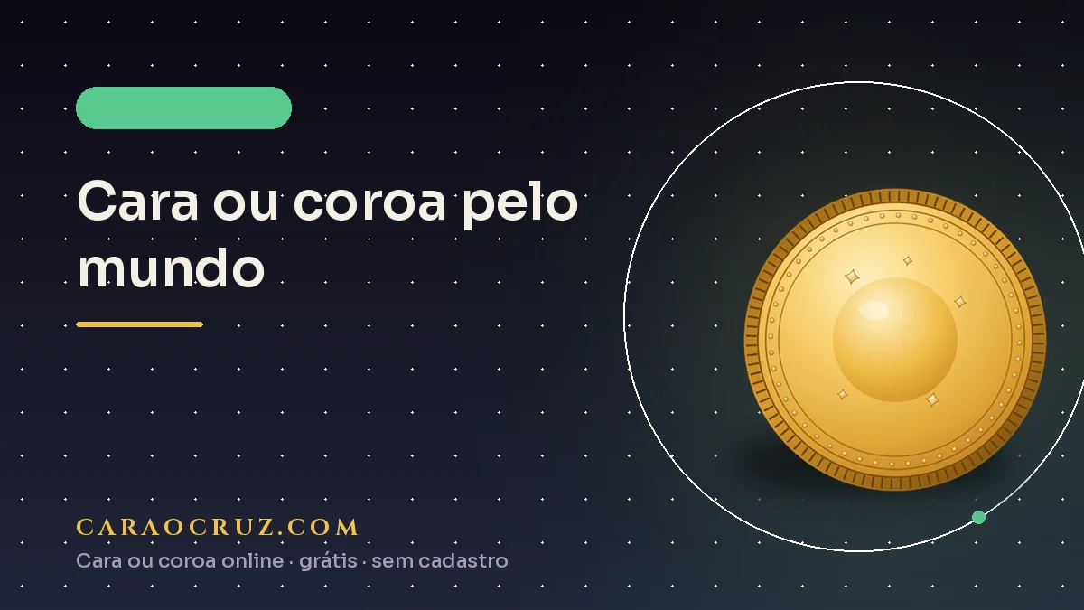 Portada del artículo sobre los nombres del cara o cruz alrededor del mundo