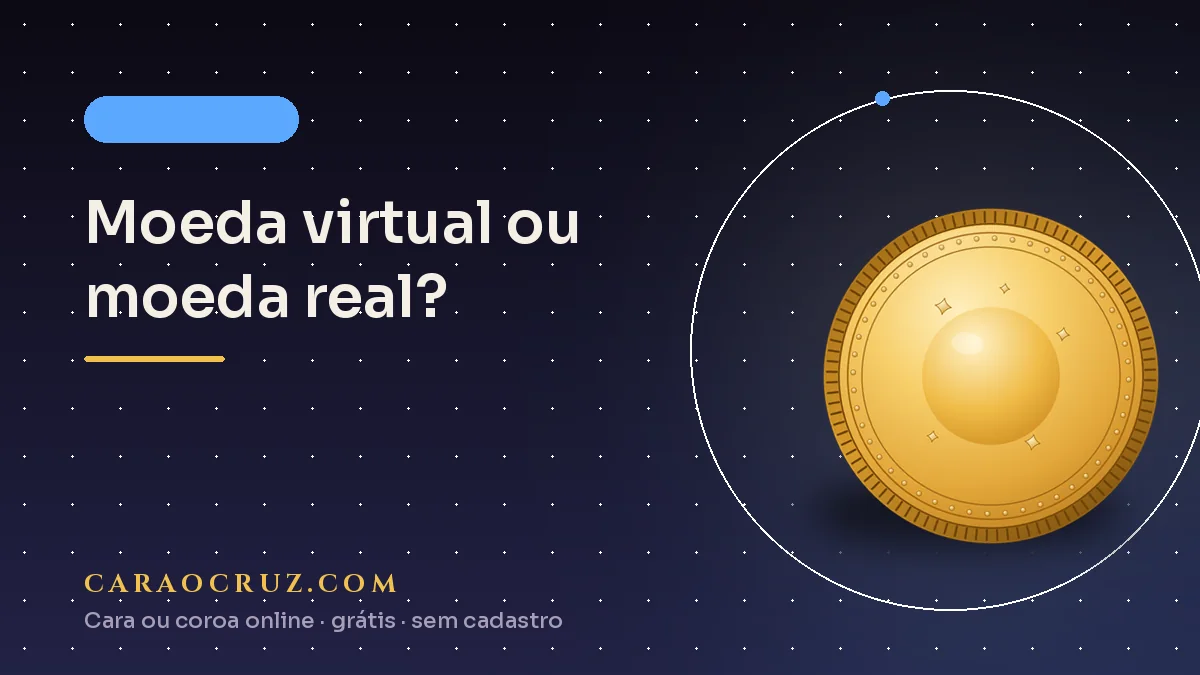 Portada de la comparativa entre el cara o cruz virtual y la moneda física