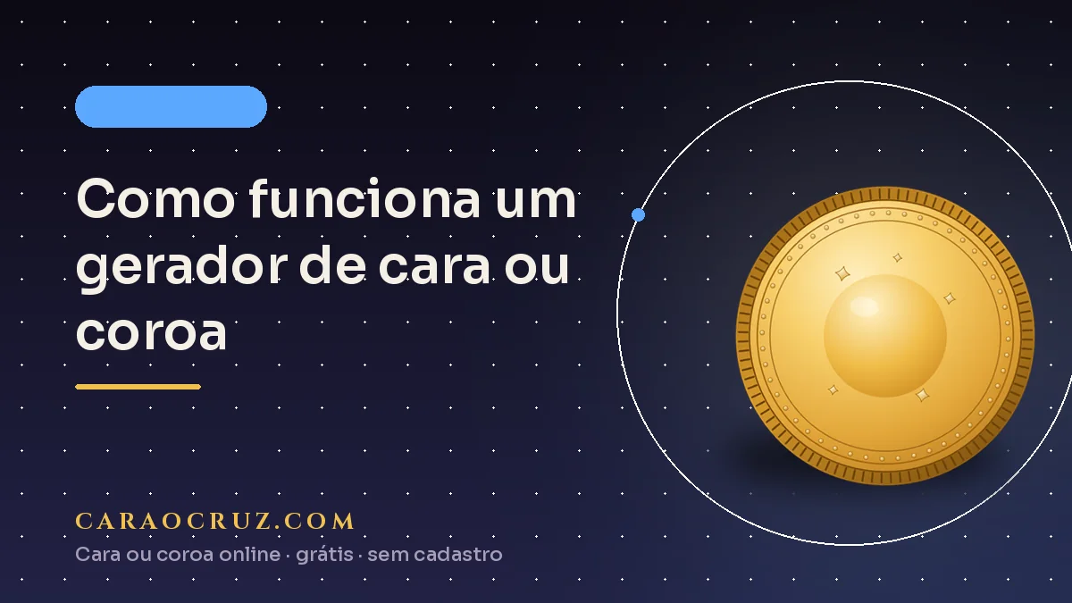 Portada del artículo sobre el funcionamiento del generador de cara o cruz dentro del navegador