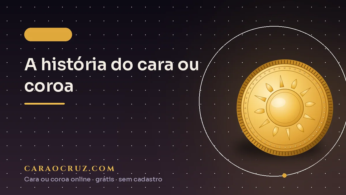 Portada del artículo sobre la historia del cara o cruz, de la Roma antigua a nuestros días