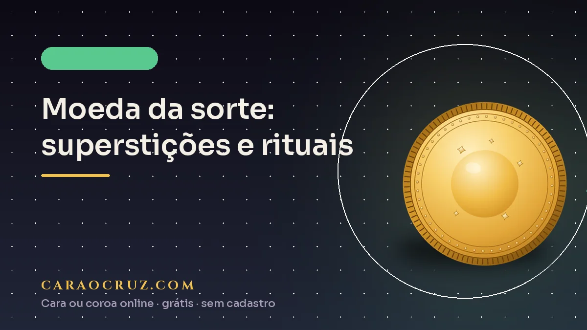 Portada del artículo sobre supersticiones y rituales con la moneda de la suerte
